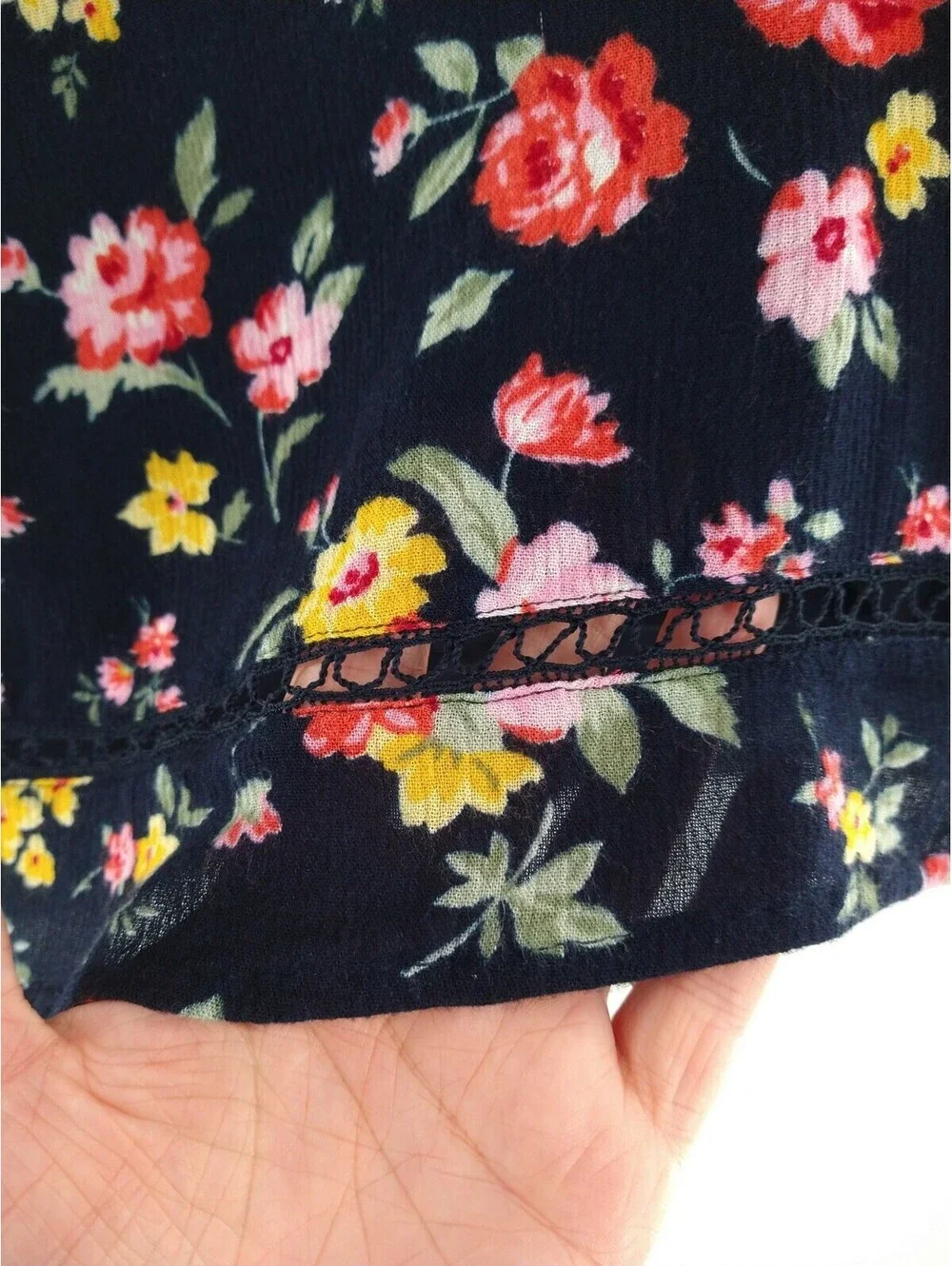 Abercrombie Kids Girls Blouse Size 15/16 Floral 067